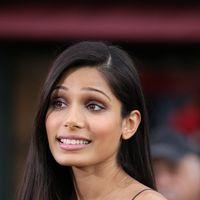 Freida Pinto seen at The Grove  for news programme 'Extra' | Picture 121315